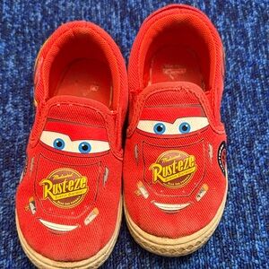 Disney Cars Red Slip-On Shoes